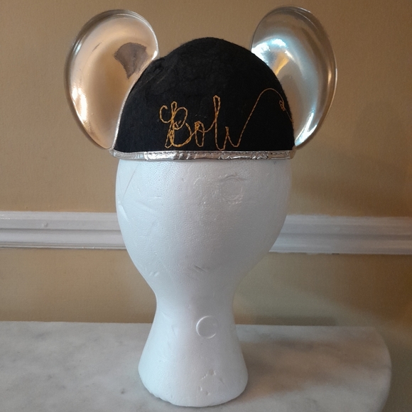 RARE Vintage Disneyland 25th Mickey Mouse Ears Youth Adult Hat Embroidered - Picture 3 of 5